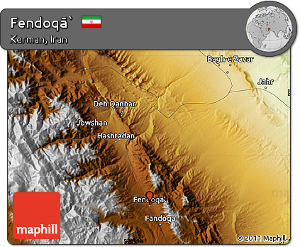 Physical Map of Fendoqā`