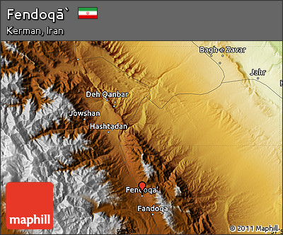 Physical Map of Fendoqā`