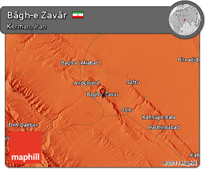 Political Map of Bāgh-e Zavār