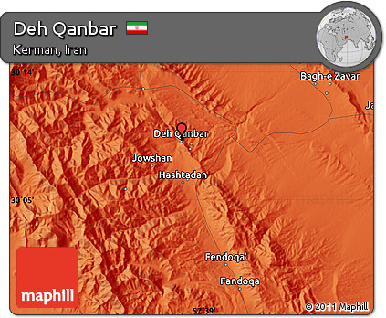Political Map of Deh Qanbar