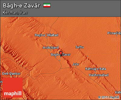 Political Map of Bāgh-e Zavār