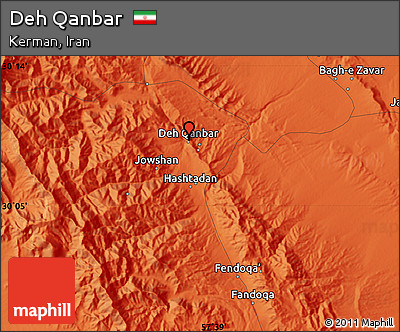 Political Map of Deh Qanbar