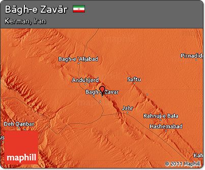 Political Map of Bāgh-e Zavār