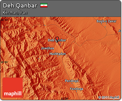 Political Map of Deh Qanbar