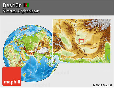 Physical Location Map of Bashūr