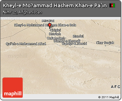 Satellite Panoramic Map of Kheyl-e Moḩammad Hāshem Khān-e Pā'īn