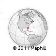Outline Map of the Area around 30° 13' 46" N, 79° 49' 29" W, rectangular outline