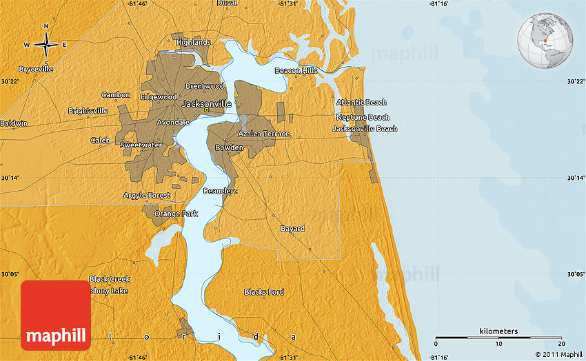 Political Map of Mandarin