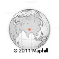 Outline Map of the Area around 30° 13' 46" N, 83° 22' 30" E, rectangular outline