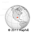 Outline Map of the Area around 30° 13' 46" N, 90° 52' 30" W, rectangular outline