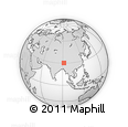 Outline Map of the Area around 30° 13' 46" N, 91° 52' 30" E, rectangular outline