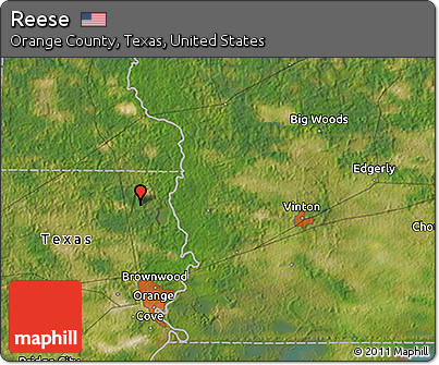 Satellite 3D Map of Reese
