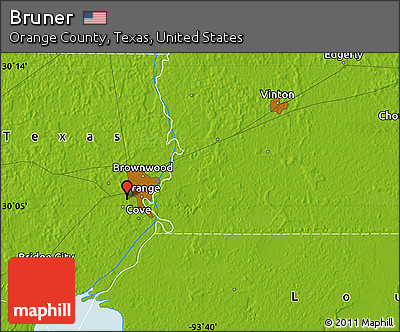 Physical Map of Bruner