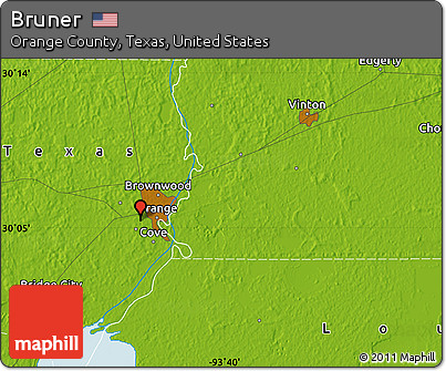 Physical Map of Bruner