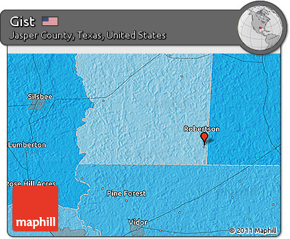 Political 3D Map of Gist