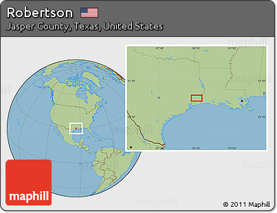 Savanna Style Location Map of Robertson