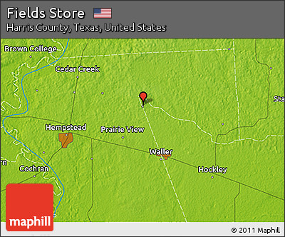 Physical 3D Map of Fields Store