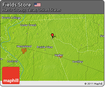 Physical 3D Map of Fields Store