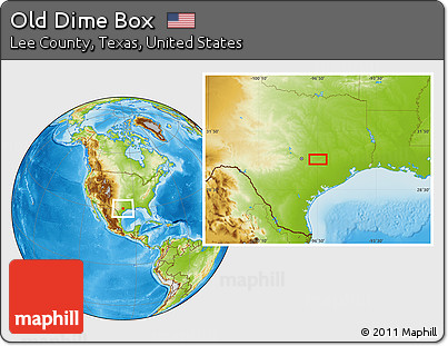 Physical Location Map of Old Dime Box