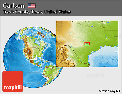 Physical Location Map of Carlson