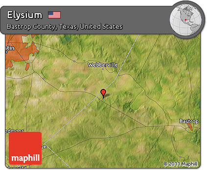 Satellite Map of Elysium