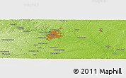 Physical Panoramic Map of Driftwood