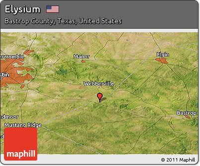 Satellite Panoramic Map of Elysium