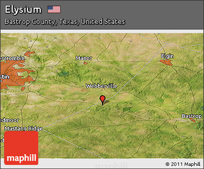Satellite Panoramic Map of Elysium
