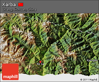 Satellite 3D Map of Xarba