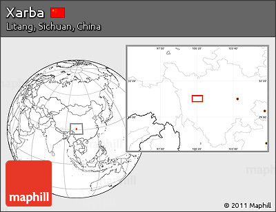 Blank Location Map of Xarba