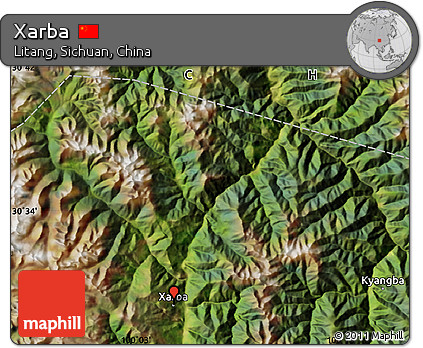 Satellite Map of Xarba