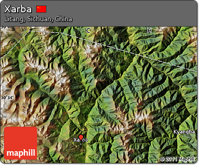Satellite Map of Xarba