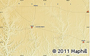Physical Map of Ozona
