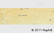 Physical Panoramic Map of the area around 30° 42' 29" N, 101° 4' 29" W