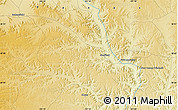 Physical Map of the area around 30° 42' 29" N, 101° 55' 30" W