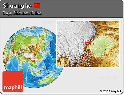 Physical Location Map of Shuanghe