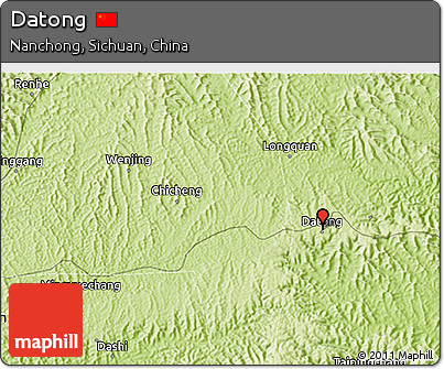 Physical 3D Map of Datong