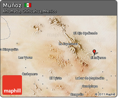 Satellite 3D Map of Muñoz
