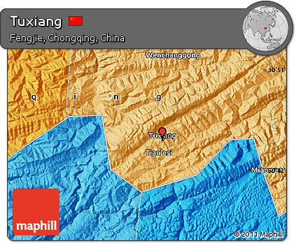 Political Map of Tuxiang