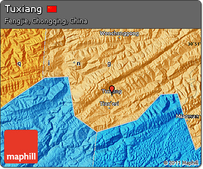 Political Map of Tuxiang
