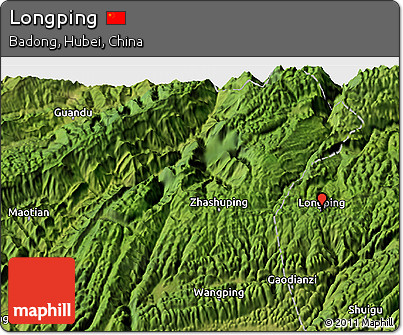 Satellite 3D Map of Longping