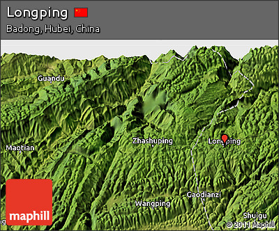 Satellite 3D Map of Longping