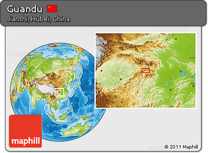 Physical Location Map of Guandu