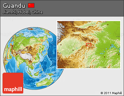 Physical Location Map of Guandu