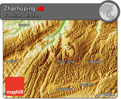 Physical Map of Zhashuping