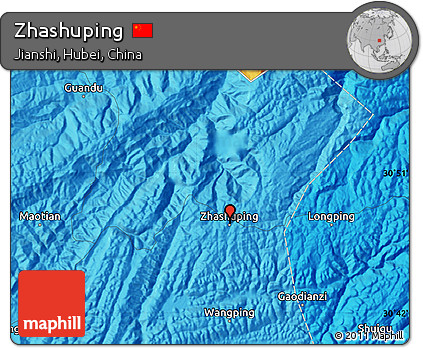 Political Map of Zhashuping