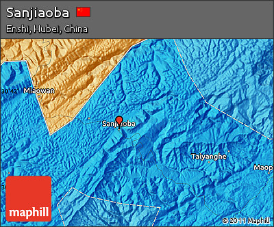 Political Map of Sanjiaoba