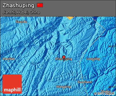 Political Map of Zhashuping
