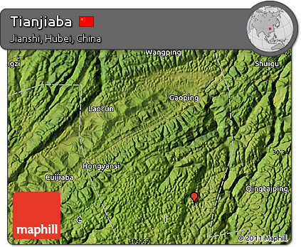Satellite Map of Tianjiaba