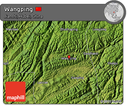 Satellite Map of Wangping